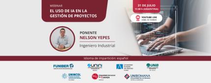 UNINCOL organiza el webinar «El uso de IA en la Gestión de Proyectos»